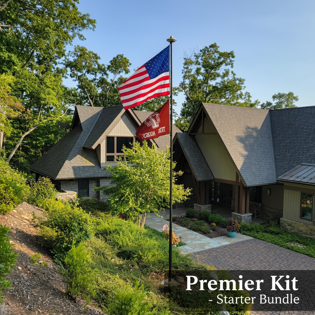 Phoenix Premier Flagpole Kit Starter Bundle